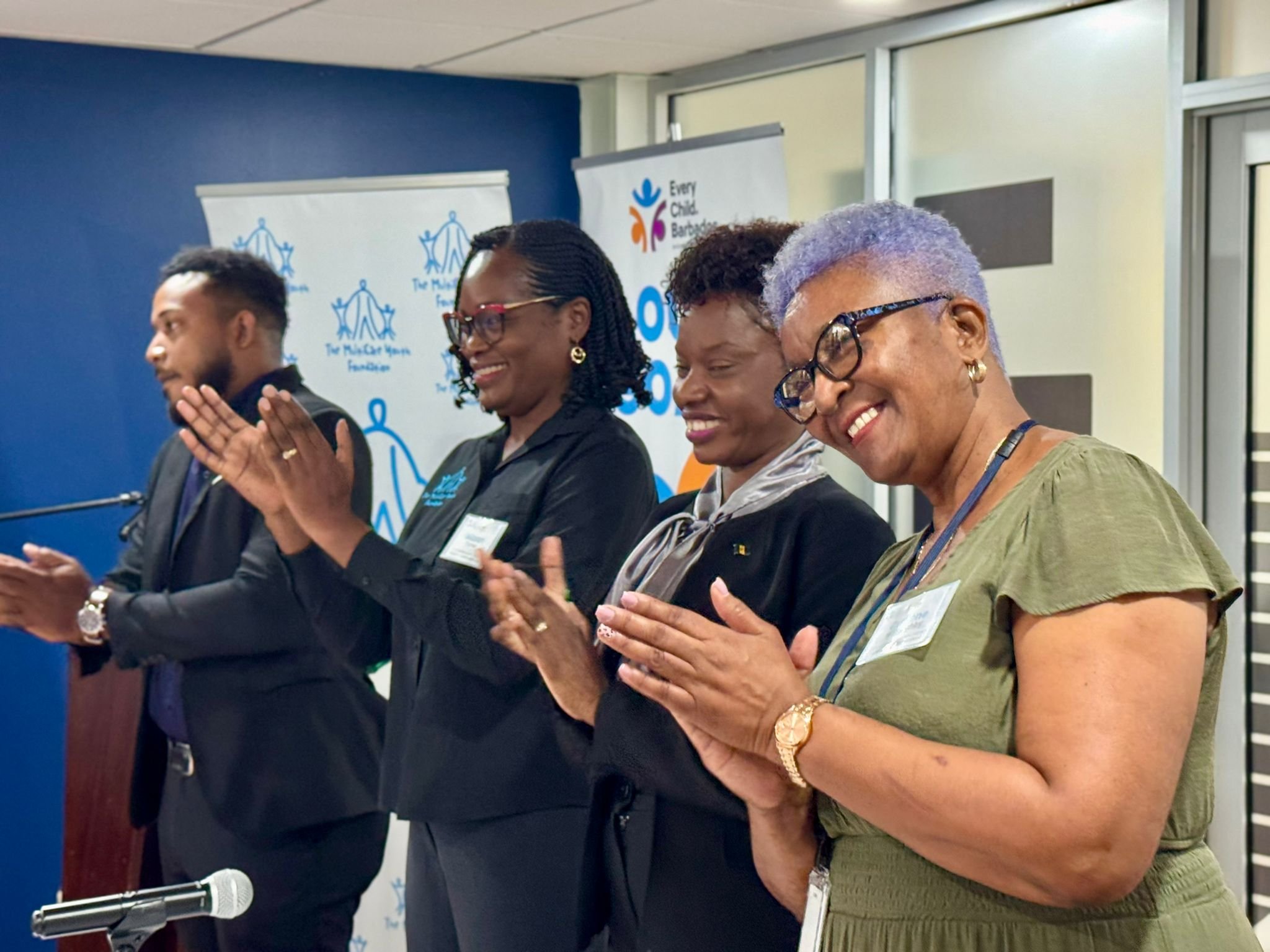 Attendees applaud at the TOP-CBT Training of Trainers Workshop in Barbados