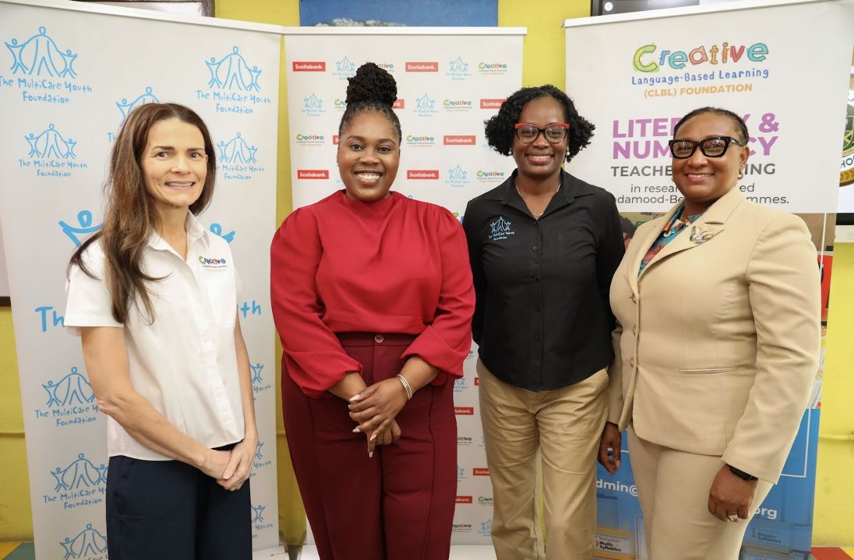 Project partners celebrate the Scotiabank Teach to Transform launch
