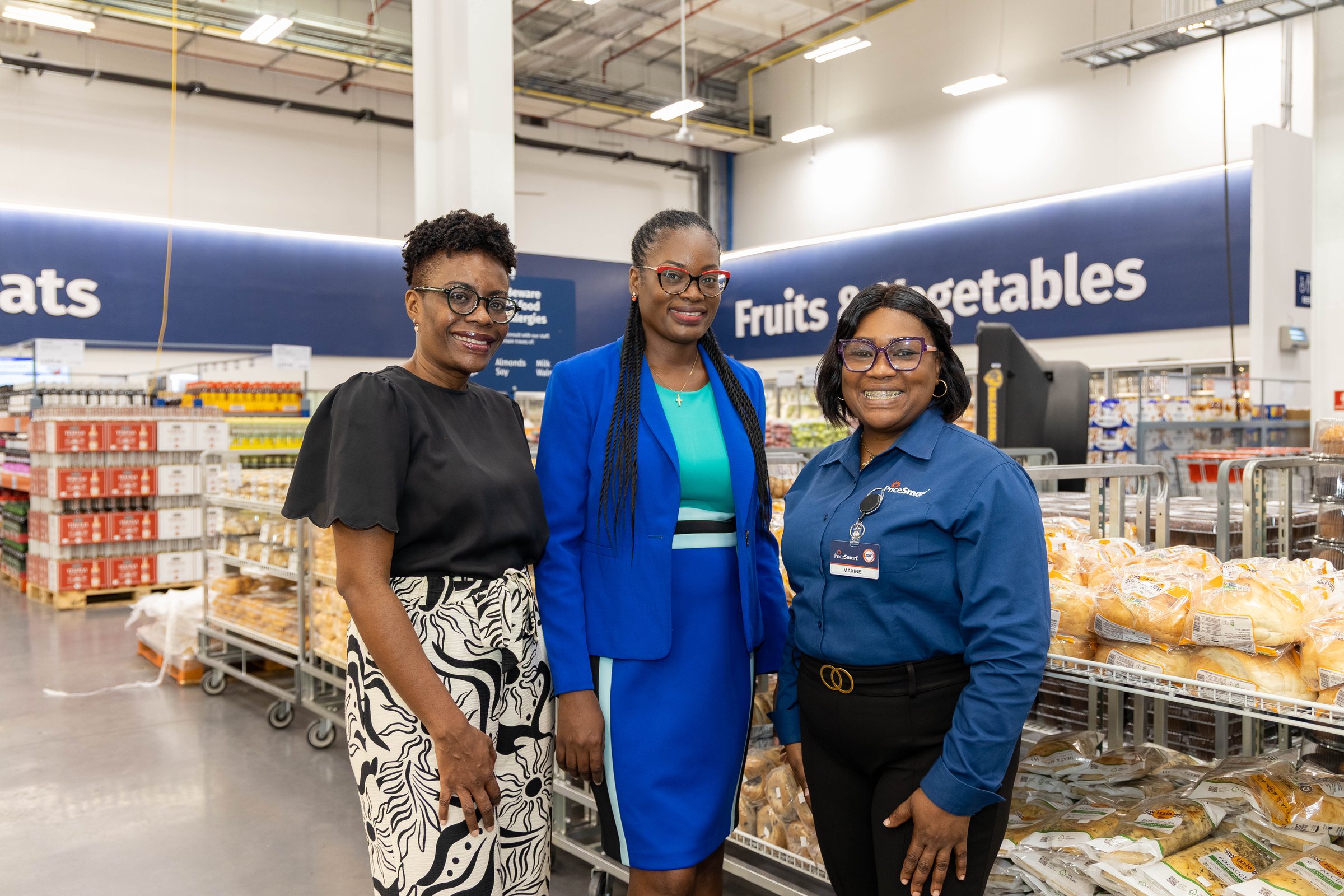 Jody-Ann Reece, Mitzian Turner and Maxine Brown at the YUTE Work II launch